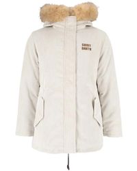 MC2 Saint Barth - Corduroy Faux-Fur Parka - Lyst