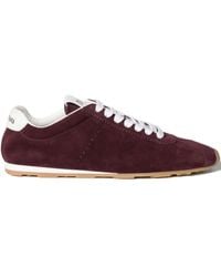 Miu Miu - Plume Sneakers Aus Wildleder - Lyst
