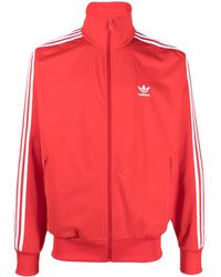 adidas - Firebird Trefoil-Logo Jacket - Lyst