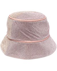 Kara - Crystal Mesh Bucket Hat - Lyst