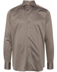 Canali - Langärmeliges Hemd - Lyst