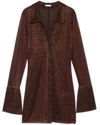 Oséree - Long-Sleeve Mini Dress - Lyst