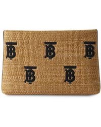 Burberry - Pouch Con Ricamo - Lyst