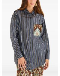 FARM Rio - Camicia A Righe Con Applicazione - Lyst