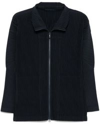 Homme Plissé Issey Miyake - Pleated Shirt Jacket - Lyst
