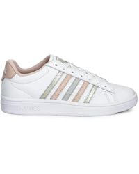 K-swiss - Court Tiebreak Ii Side-Stripe Sneakers - Lyst