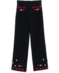 Bode - Carroll Flowers Trousers - Lyst