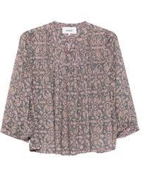Ba&sh - Blusa Tazi Con Estampado Floral - Lyst