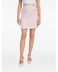 Guess - Wool-Blend Tweed Skirt - Lyst