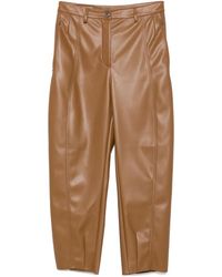 Max Mara - Hose aus Faux-Leder - Lyst