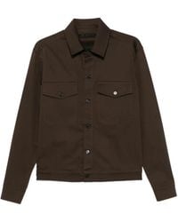 Low Brand - Button-Up Pocket-Detail Shirt - Lyst