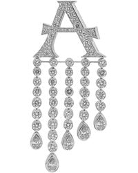 Ashna Mehta - Diamond Waterfall Initial Bag Charm - Lyst