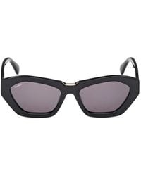 Max Mara - Geometric-Frame Sunglasses - Lyst