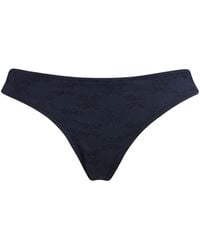 Vilebrequin - Low-Rise Bikini Bottoms With Flocked Turtle Embroidery - Lyst