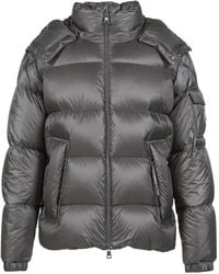 Moncler - フーデッド キルティングジャケット - Lyst