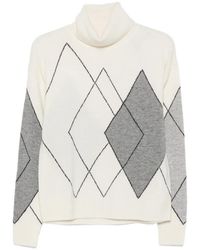 Seventy - Pullover Mit Argyle-Muster - Lyst