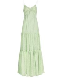 Alice + Olivia - Nicky Broderie-Anglaise Tiered Maxi Dress - Lyst