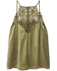 Ba&sh - Haut Corina À Empiècement En Dentelle - Lyst