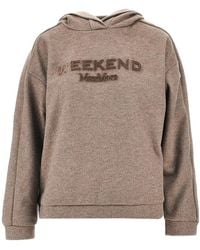 Weekend by Maxmara - Hoodie À Logo Brodé - Lyst