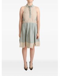 Comeforbreakfast - Pleated A-Line Mini Dress - Lyst