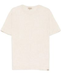 Woolrich - Cotton And Linen T-Shirt - Lyst