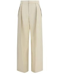 Jacob Cohen - Pleated Wide-Leg Trousers - Lyst