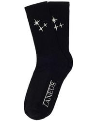 Laneus - Star-Embellishment Socks - Lyst