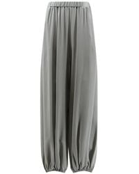 Alysi - Baloon Silk Palazzo Trousers - Lyst