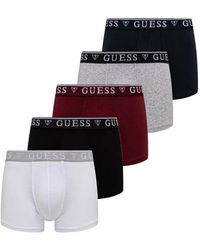 Guess - Logo-Waistband Boxers (Set Of Five) - Lyst