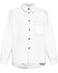 Givenchy - Overhemd Met Knoopsluiting En Opgestikte Zak - Lyst