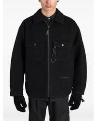 and wander - Zip-Up Utility Bomber Jacket - Lyst