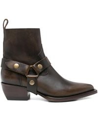 Golden Goose - Bottines En Cuir À Bride Cheville 40 Mm - Lyst
