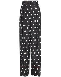 Fendi - Polka-Dot Trousers - Lyst