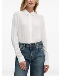 Sisley - Long-Sleeve Button-Down Shirt - Lyst