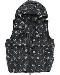 Purple Brand - Printed Corduroy Padded Gilet - Lyst