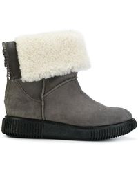 Moncler Bottines fourrée - Gris