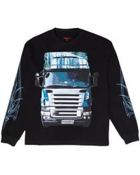 Pleasures - Digital-Print Long-Sleeve Sweatshirt - Lyst