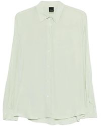 Pinko - Button-Up Silk Shirt - Lyst