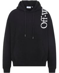Off-White c/o Virgil Abloh - Logo-Print Cotton Hoodie - Lyst