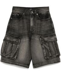 FIVE CM - Denim Cargo Shorts - Lyst