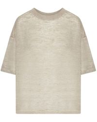 Roberto Collina - Camiseta con cuello redondo - Lyst