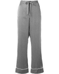 Equipment X Kate Moss 'avery' Star Print Silk Pajama Pants - Multicolor