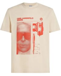 KARL LAGERFELD - Graphic Karl T-Shirt - Lyst