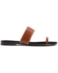 Giuseppe Zanotti - Nitis Contrasting Stitching Band Sandals - Lyst