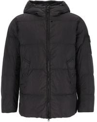 Stone Island - 4100037 Crinkle Reps Ny Wind-Resistant Down Jacket With Anti-Drop - Lyst