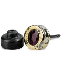 Parts Of 4 - Boucle D'Oreille En Argent Sterling Sertie De Rubis - Lyst