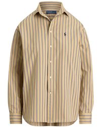 Polo Ralph Lauren - Relaxed Fit Striped Cotton Shirt - Lyst