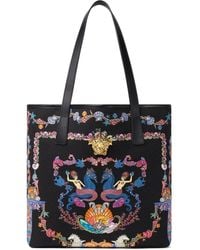 Versace - Coral Theatre La Medusa Canvas Tote Bag - Lyst
