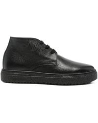 Corneliani - Grained Leather Desert Boots - Lyst