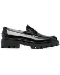 Tod's - Leather Loafer Shoes - Lyst